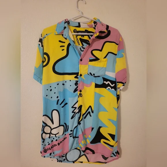 REASON button down - Picture 2 of 5